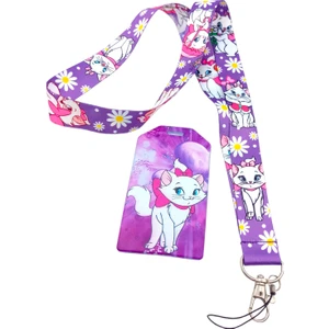 Ciccibicci Shop  Lady Kedi Boyun Askı İpi Ve Silikon Kart Tutucu