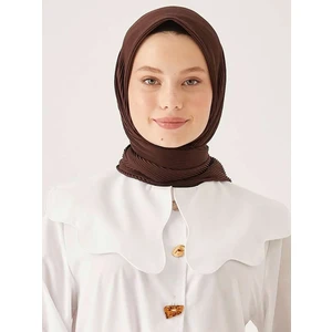 Pilise Eşarp Koyu Kahverengi