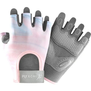 Terletmeyen Yarım Parmak Fitness Yoga Pilates Bisiklet Avuç Içi Kaymaz Silikon Spor Eldiven (1 Çift)