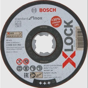 Xlock Inox Kesici 115X1X22,23 mm