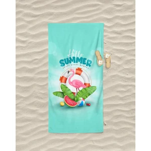 Erays Home Hello Summer Desenli Baskılı Plaj Havlusu