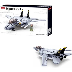Lego 404 Parça Sluban F14 Uçak Model Bricks