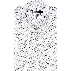 Erkek Lacivert Cepli Klasik Kesim Pamuklu Kısa Kollu Gömlek