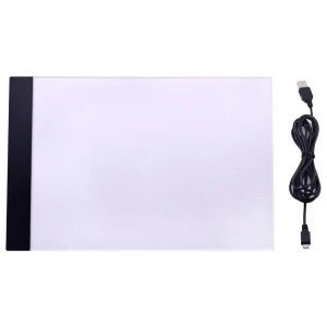(A5)LED Işıklı Çizim Tableti 3 Kademe Çizim Kopyalama Grafik Tableti