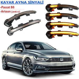 Passat B8 Kayar LED Ayna Sinyalleri - Passat B8 Dinamik Sinyal