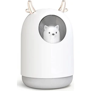Humidifier 300ML LED Işıklı Ultrasonik Aromaterapi Hava Oda Araba Nemlidirici Buhar Difüzör