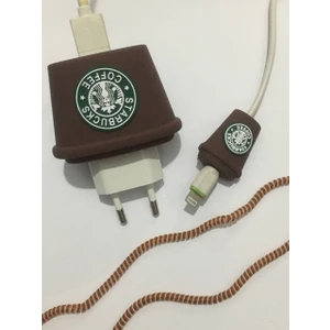Daisy Store Şarj Adaptör ve Kablo Koruyucu Set