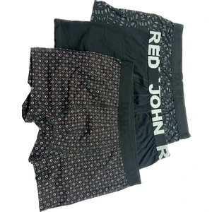 5'li Paket Karışık Renk John Red Erkek Likralı Esnek Boxer