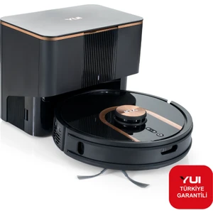 S7 Plus Akıllı Çöp İstasyonlu Robot Vacuum & Mop Süpürge Siyah (YUI TÜRKİYE GARANTİLİ)
