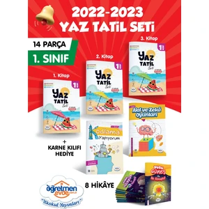 Öğretmen Evde Yayınları 1. Sınıf Yaz Tatil Kitabı Seti Etkinlik Tekrar Hazırlık Hikâye