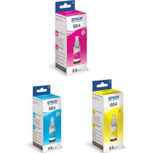 T664 L386 3 Renk Orjinal Mürekkep Seti 70ML.*3 Cym RDV142