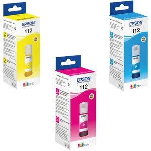 112 L6460 3 Renk Orjinal Mürekkep Seti 70ML.*3 Cym  RDV229