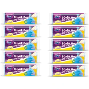 Güçlü Çöp Torbası Büyük Boy 10'lu Set