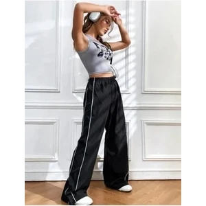 Gips Butik Y2K Harajuku Zip Detay Eşofman Altı