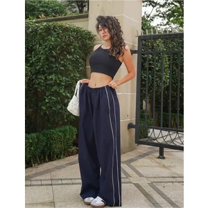 Gips Butik Y2K Harajuku Zip Detay Eşofman Altı