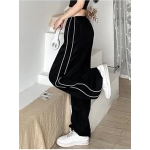 Gips Butik Y2K Harajuku Zip Detay Eşofman Altı