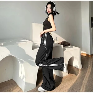 Gips Butik Y2K Harajuku Zip Detay Eşofman Altı