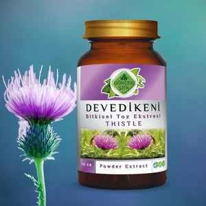 Gökçek Şifa Deve Dikeni Toz Ekstresi (Silybum Marianum)50 gr. Cam Kavanoz