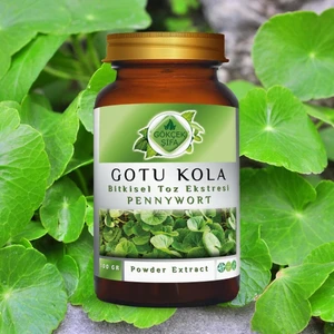 Gökçek Şifa Gotu Kola Toz Ekstresi (Centella asiatica)100 gr. Cam Kavanoz