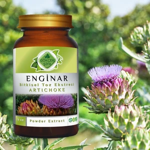 Gökçek Şifa Enginar Toz Ekstresi (Cynara scolymus)70 gr. Cam Kavanoz