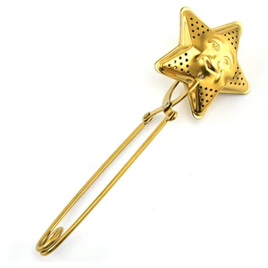 Mahmood Tea Yıldız Tasarımlı Gold Paslanmaz Çelik Çay Süzgeci