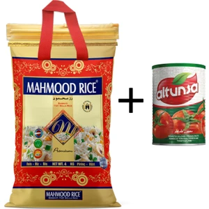 Mahmood Rice Mahmood Basmati Pirinç 4 kg Altunsa Domates Salçası 830 gr