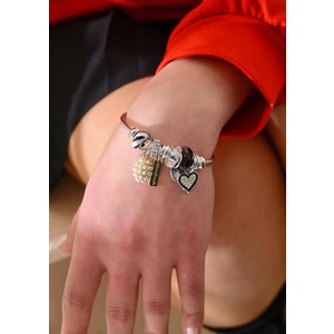 Duke Nickle Kalp Charm Pandora Bileklik
