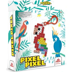 Pixel Pixel Boncuk Etkinlik Seti-Papağan Anahtarlık BBU14-05