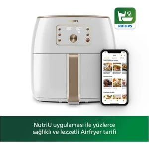 Airfryer Xxl 7.3 L 1.4 kg Akıllı Sıcak Hava Fritözü Beyaz