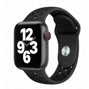 Apple Watch 3 4 5 6 7 8 38MM 40MM 41MM Delikli Silikon Kordon Voyoniket