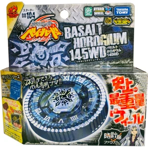 Takara Tomy Beyblade Metal Fusion 4d System Basalt Horogium 145WD Twisted Tempo BB-104 BB104 Set