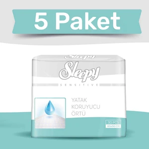 Yatak Koruyucu Örtü 60x90 Cm 30' Lu 5 Paket
