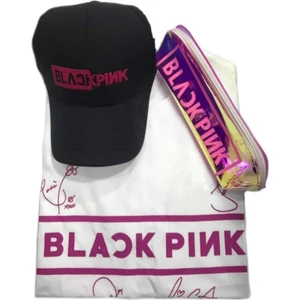 Blackpink Unisex Owersize T-Shirt Şapka Kalemlik Kombin