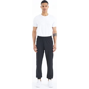 Tommy Life Siyah Erkek Basic Cepli Bağcıklı Rahat Form Lastik Paça Eşofman Altı - 84826