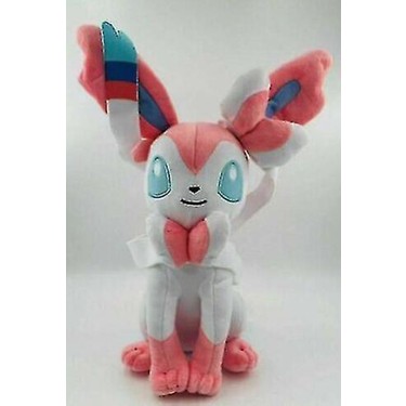 Htun Pelu Sylveon Peri Eevee Yumu ak Oyuncak Dolmas Hayvan Bebek Teddy 12 Yurt