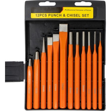 Titi 6016 Düz Konik Pim Zımba Keski Takımı 12 Parça Fiyatı