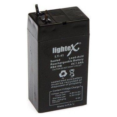 蓄電池 Lightex Lt-41 4VOLT 1AMPER Akü 65X22X35MM Fiyatı