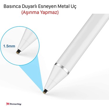 Buway Apple Ipad Air 5.nesil Uyumlu Stylus Özel Dokunmatik Fiyatı