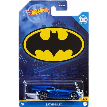 Hotwheels Hot Wheels Batman Araçlar HDG89 - Batmobile Mavi Fiyatı
