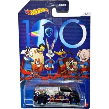 Hot Wheels HLK29 100.YIL Warner Bros Custom 77 Dodge Van