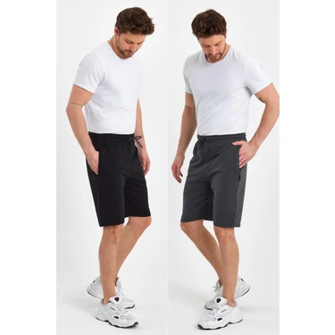 Mmetalic Regular Fit Yanları Cepli Rahat Kesim 2'li Erkek