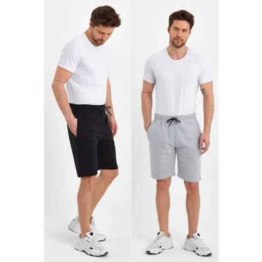 Mmetalic Regular Fit Yanları Cepli Rahat Kesim 2'li Erkek