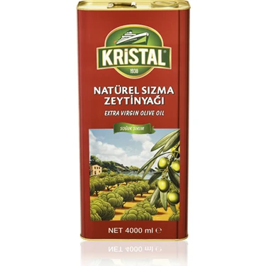 Kristal Natürel Sızma Zeytinyağı DG Teneke 4