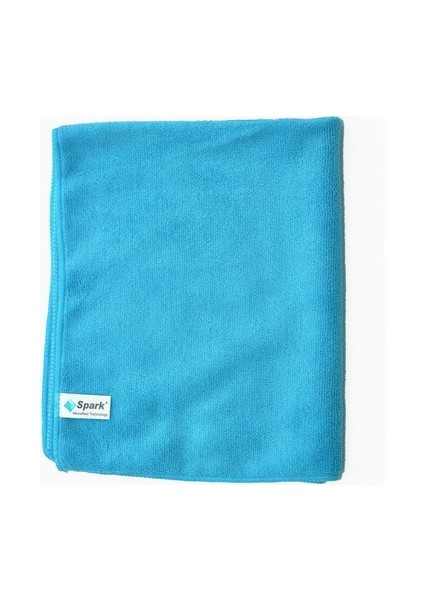 (3 Adet) 2310 Mikrofiber Havlu Genel Temizlik Bezi 50X60 cm Turkuaz