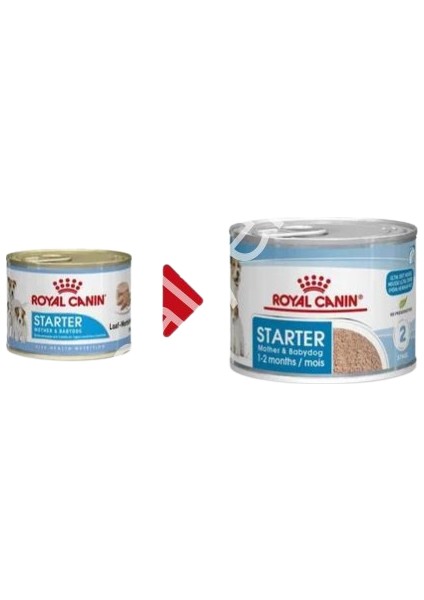 Royal Canin Starter Anne ve Yavru Köpek Konservesi 195 gr