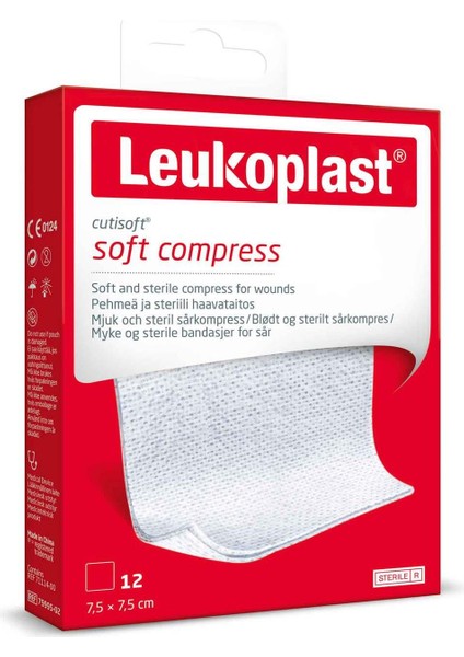 Cutisoft Soft Compress 7,5 cm x 7,5 cm Non Woven Yara Örtüsü