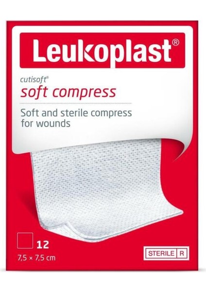 Cutisoft Soft Compress 7,5 cm x 7,5 cm Non Woven Yara Örtüsü