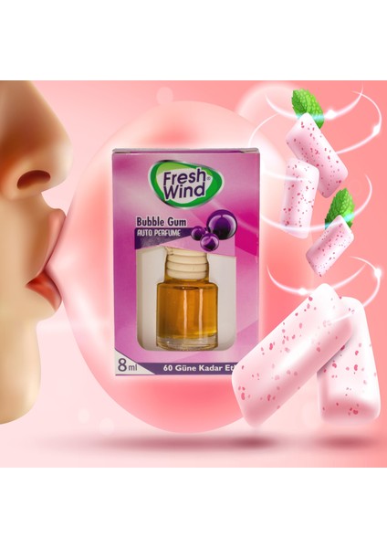 8 ml Bubble Gum Araç Asma Kokusu