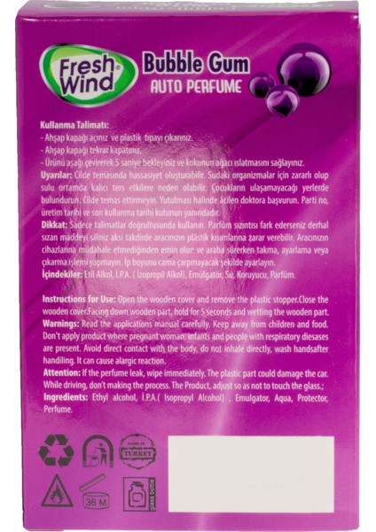 8 ml Bubble Gum Araç Asma Kokusu