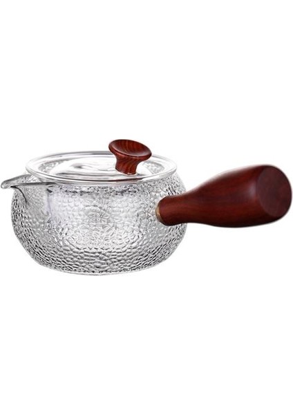 Japon Tarzı Çaydanlık Temizle Cam Ahşap Saplı Pot Çay Makinesi Kahve Su Isıtıcısı Teaware Aracı Dekor | Çaydanlıklar (Yurt Dışından)